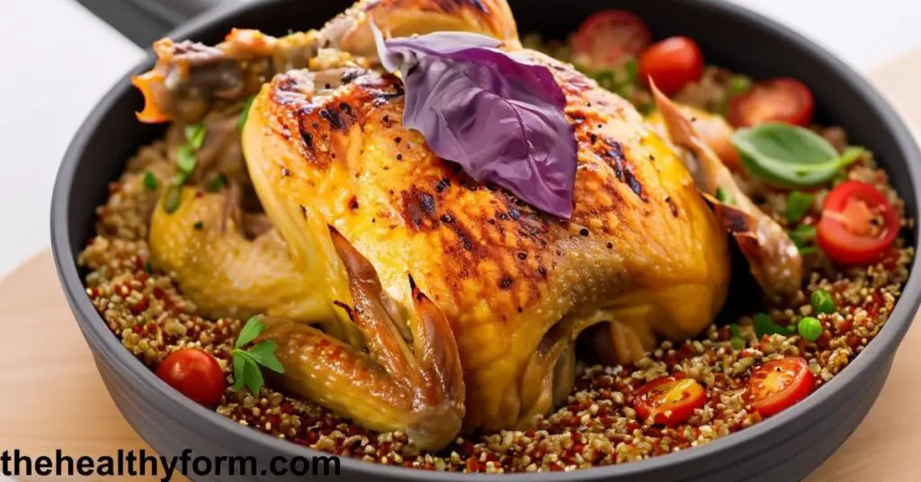 Healthy Recipes for Prediabetes Diet Plan: Baked Chicken and Quinoa